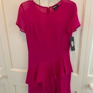NWT DKNY Pink short sleeve dress